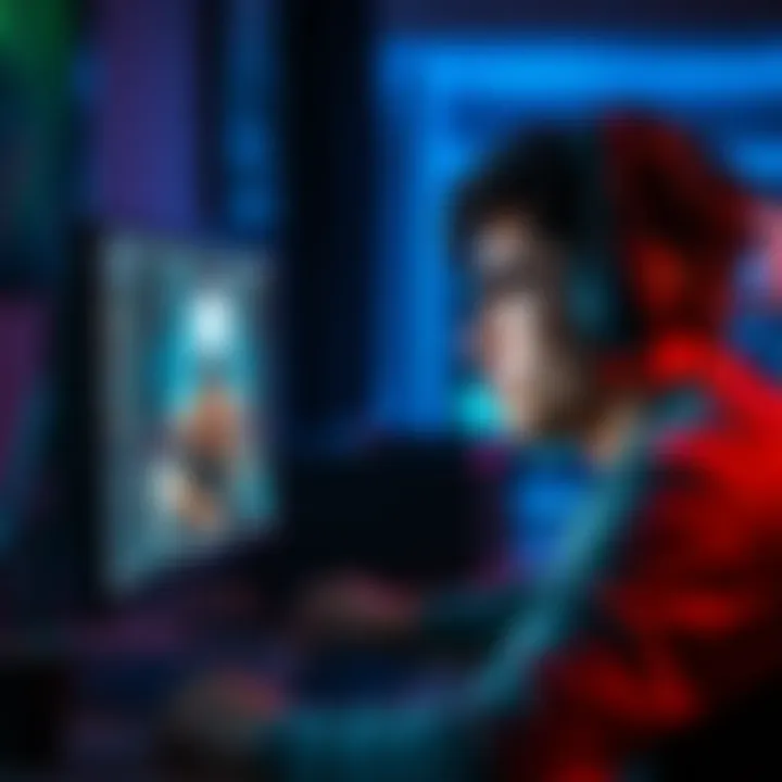 Person looking frustrated at a computer screen with a game that won't start