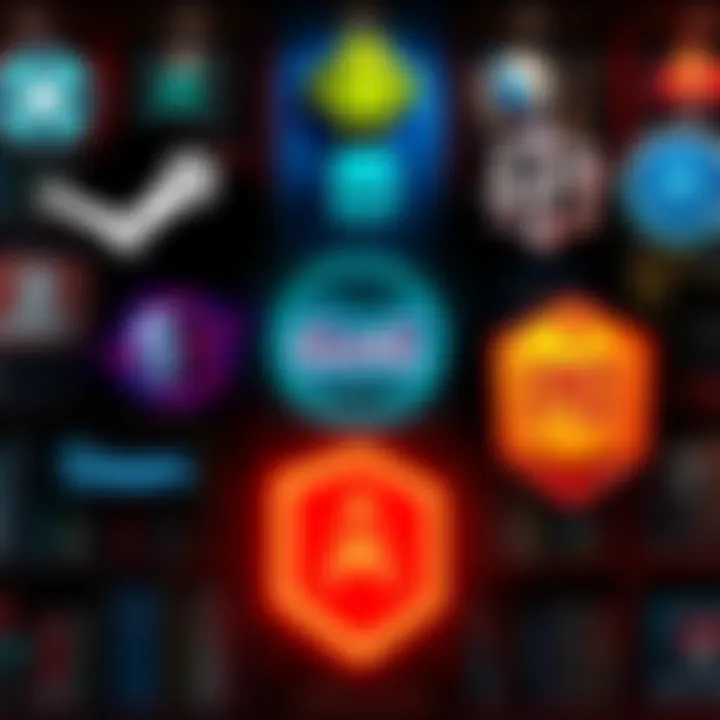 Game Library Management Software A collage of various game library logos including Steam, GoG, and Epic Games, showcasing cross-platform achievements and game organization features.