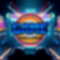 A colorful logo representing a popular video game, inviting gamers to guess its name.