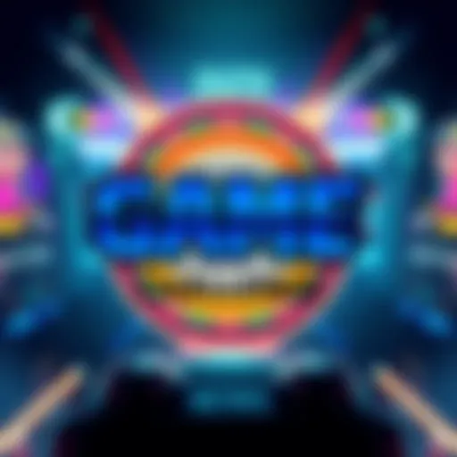 A colorful logo representing a popular video game, inviting gamers to guess its name.
