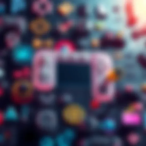 Illustration showing various gaming mechanics like inventory, NPC memory, and interactions as icons or symbols.