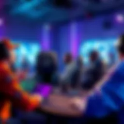 Game modes discussion Players debating whether to split the roster in a gaming setting, showing excitement and concerns over different game modes.