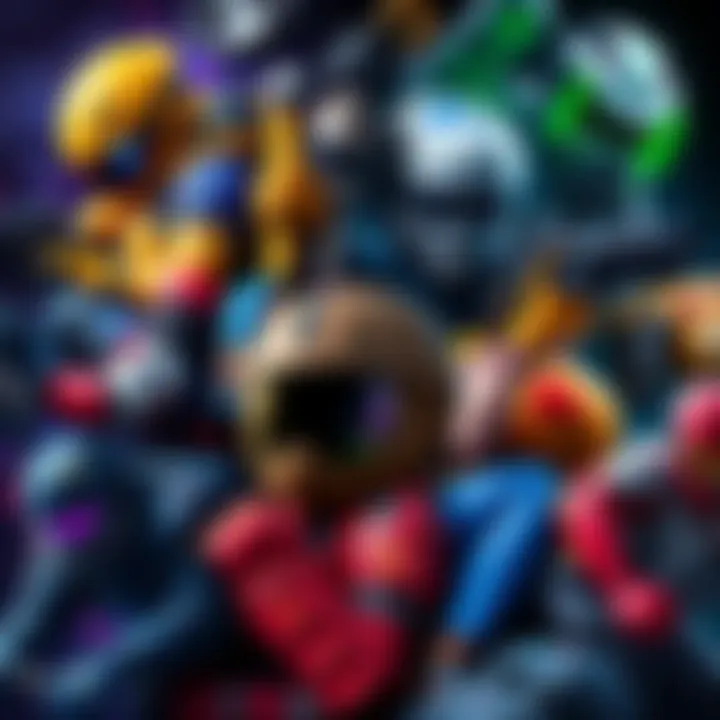 A collage of various video game mods including custom skins, enhanced graphics, and gameplay modifications