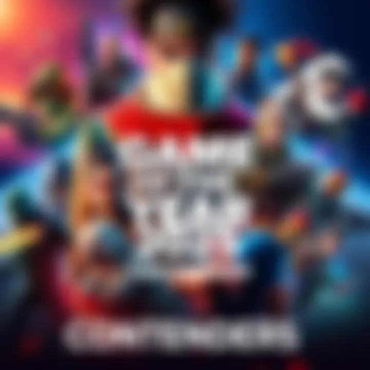 A collage of top video games released in 2025, featuring vibrant game artwork and character designs