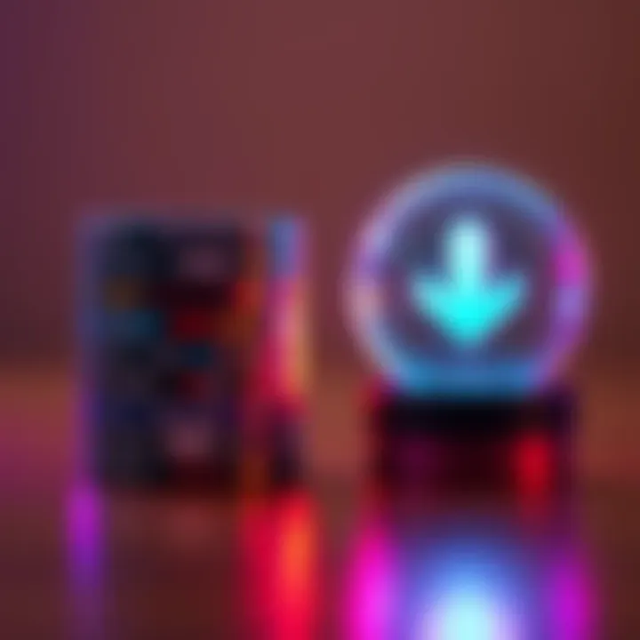 A visual representation of game ownership evolution, showing a stack of physical game discs on one side and a digital download icon on the other, symbolizing the shift in how games are owned today.