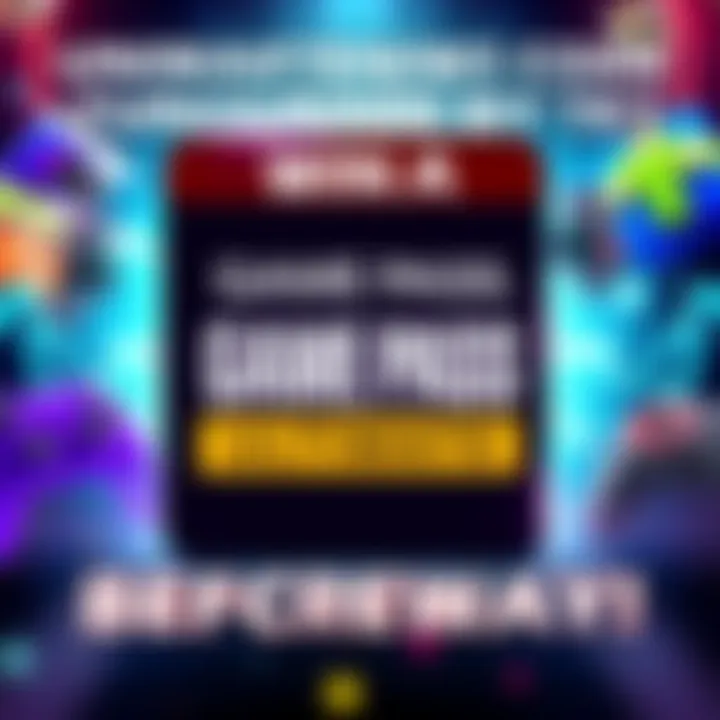 Game Pass Ultimate Code Giveaway Announcement A colorful graphic announcing a chance to win a 3-month Game Pass Ultimate code with gaming elements in the background.