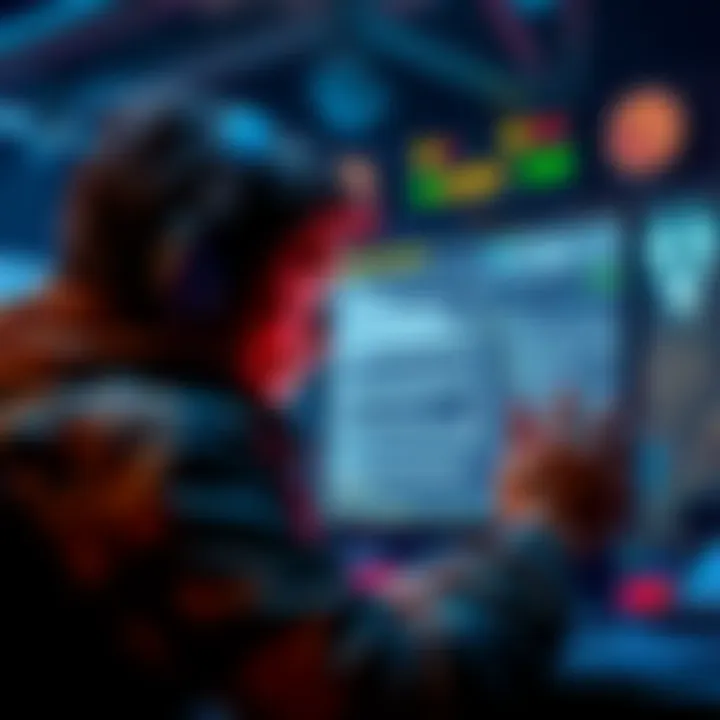 A gamer looks at patch notes on a screen, feeling overwhelmed by frequent changes in a game.