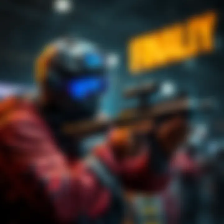 A player in a competitive game focusing on lightweight weapons and mods, showcasing strategy and skill