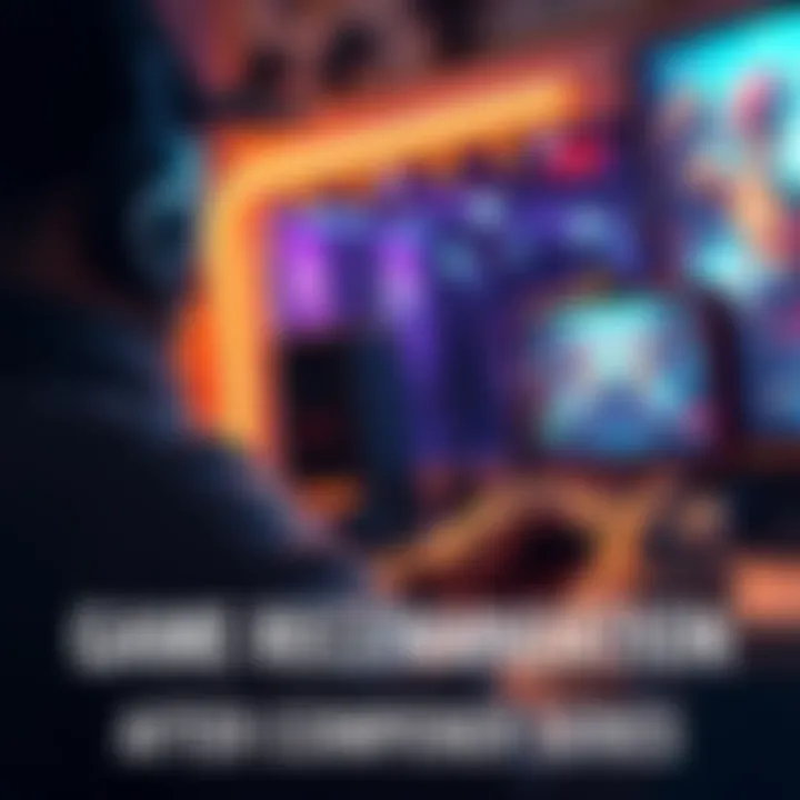 A person playing a video game, looking for suggestions after finishing a series