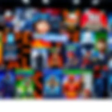 A variety of popular video game covers displayed together, showing different genres and styles.