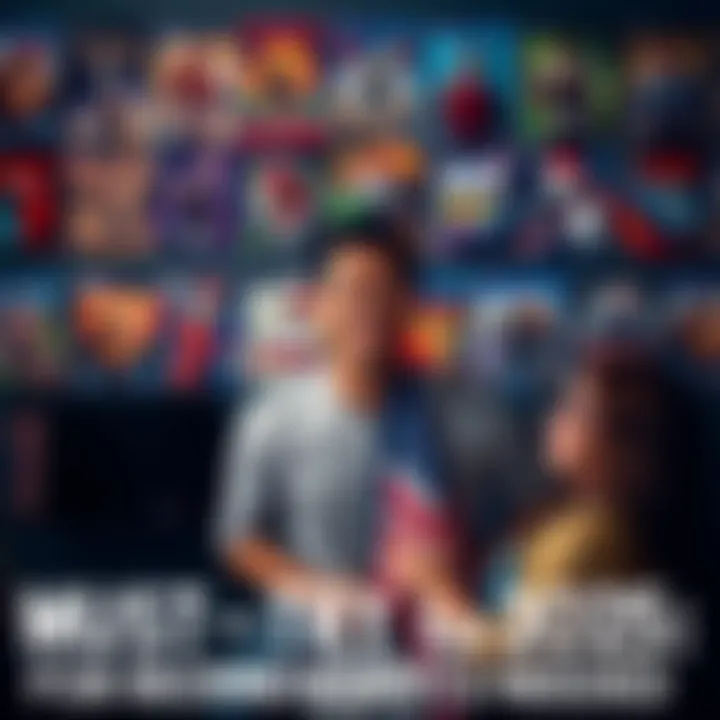 A person surrounded by classic and modern video game covers, discussing favorite games with friends