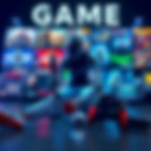 A collection of video game covers including AAA titles and indie games, showcasing diversity in gaming options.