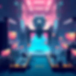 A vivid illustration showing a game environment being rebuilt with new graphics and settings, symbolizing the developers' reset decision.