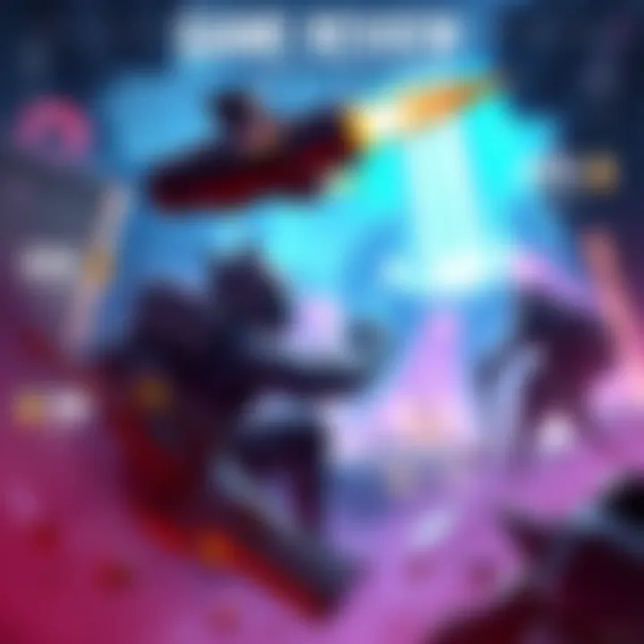 Game Review Breakdown Illustration showing sections of a game being rated for fighting, puzzles, and atmosphere, highlighting key experiences.