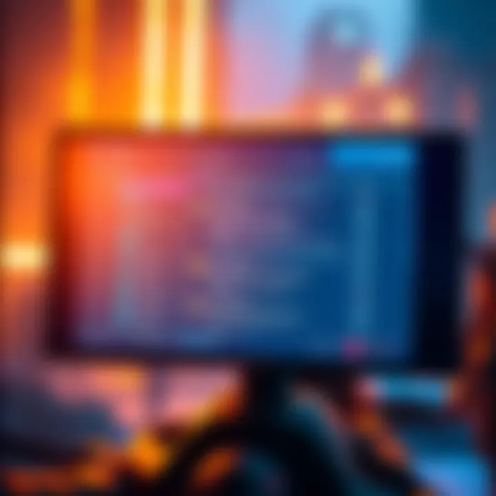 A game screen displaying unusual files related to Epstein, with a character from Titanfall in the background.