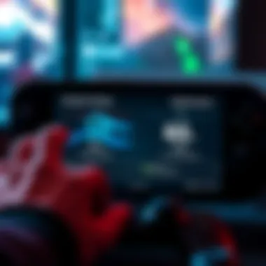 A gamer choosing between quality visuals and smooth performance on a console screen displaying FPS options
