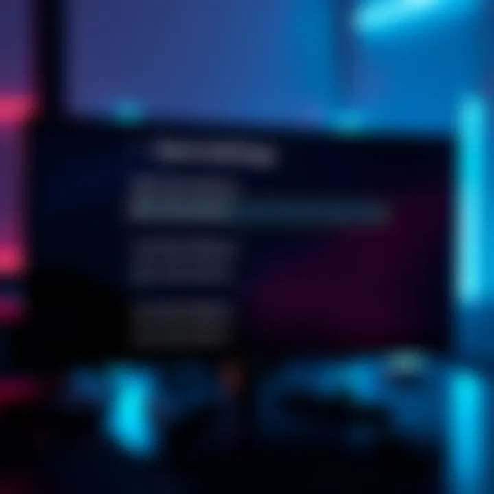 Game Settings Screen Screenshot of a game settings menu showing low draw distance options at maximum settings