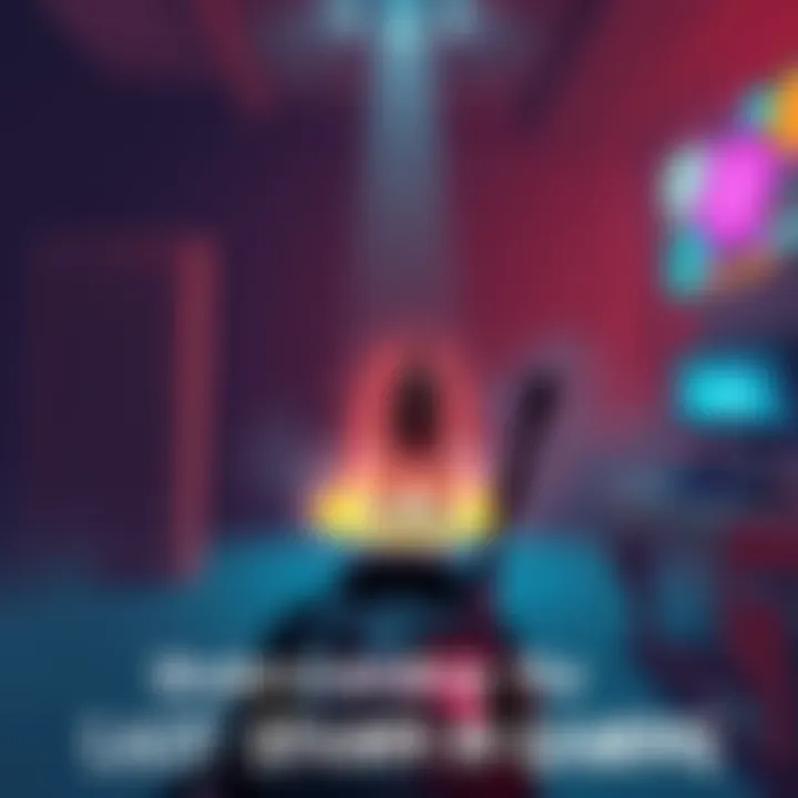 An illustration showing the concept of last spawn in gaming, depicting a player character appearing in a game environment with a random spawn point highlighted