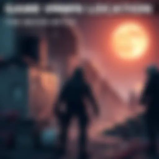 A character facing the Moon Bitch in a game setting, illustrating the distant spawn point after dying.