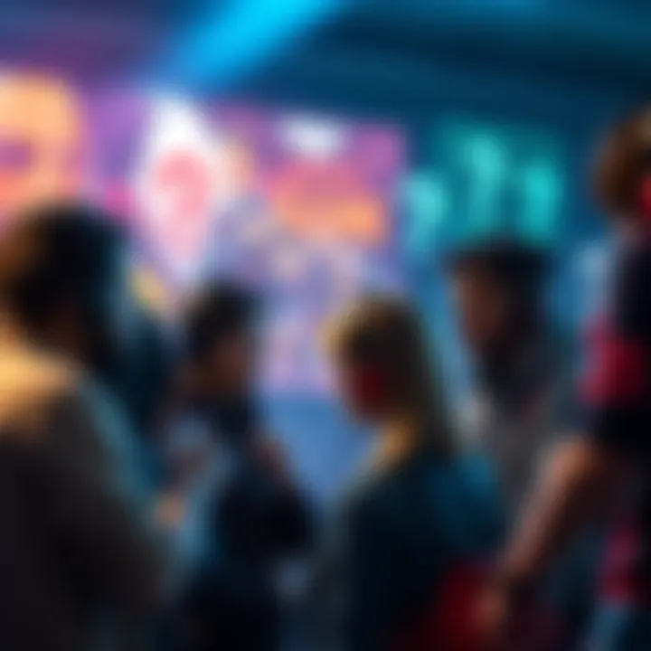 A group of gamers discussing a video game with question marks, expressing confusion about the storyline and design choices.