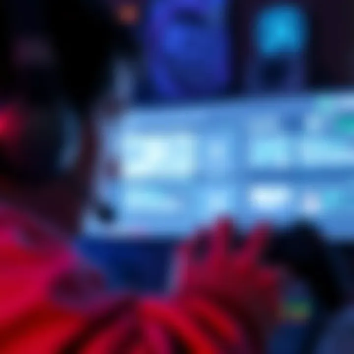 A gamer looking frustrated at a screen with error messages and a controller in hand, seeking solutions to gameplay issues.
