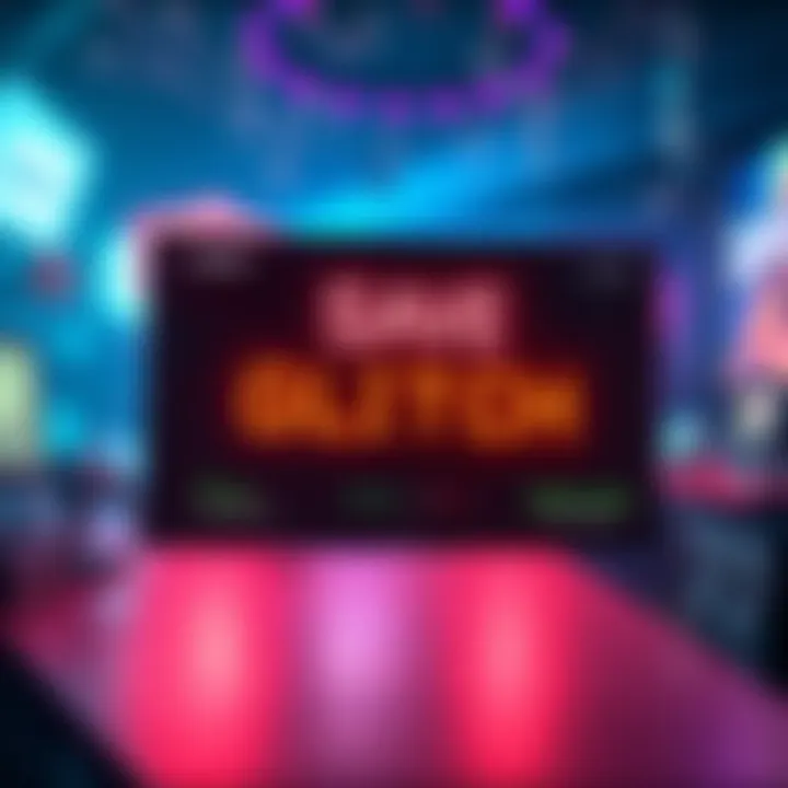 A screenshot showing a video game's user interface with text stuck on-screen, causing frustration for players.