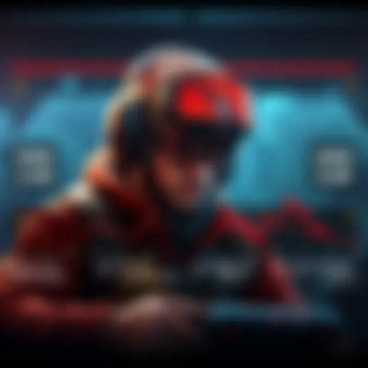 A gamer transitioning from Challenging to Heroic level, featuring a scoreboard with SHD levels and gameplay graphs.