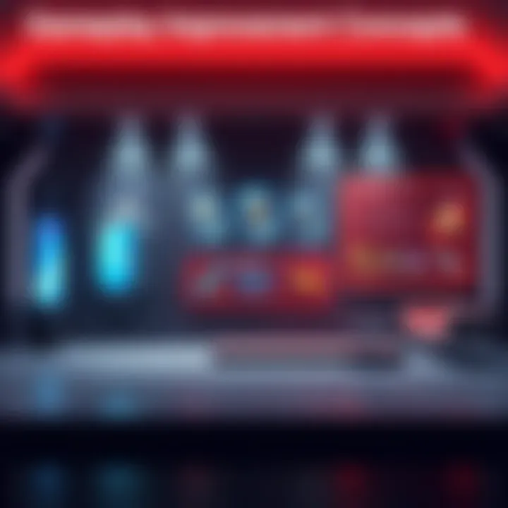 Gameplay Improvement Concepts A visual representation of suggestions for gameplay enhancements, showing a Vault, Armory, and Codex with highlighted features for better item management and interface changes.