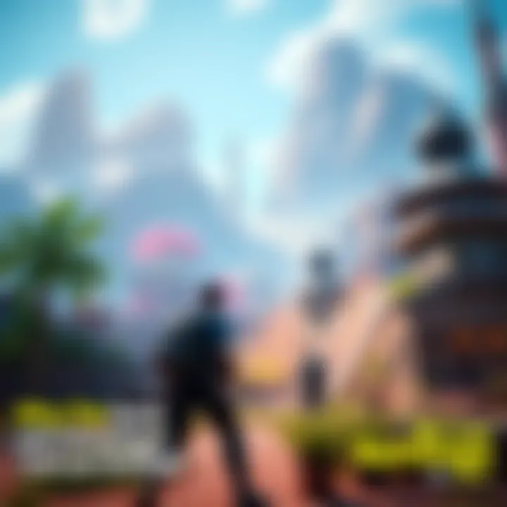 Gameplay on Low Settings A screenshot showing a video game with impressive graphics on low settings, highlighting vibrant colors and detailed environments.