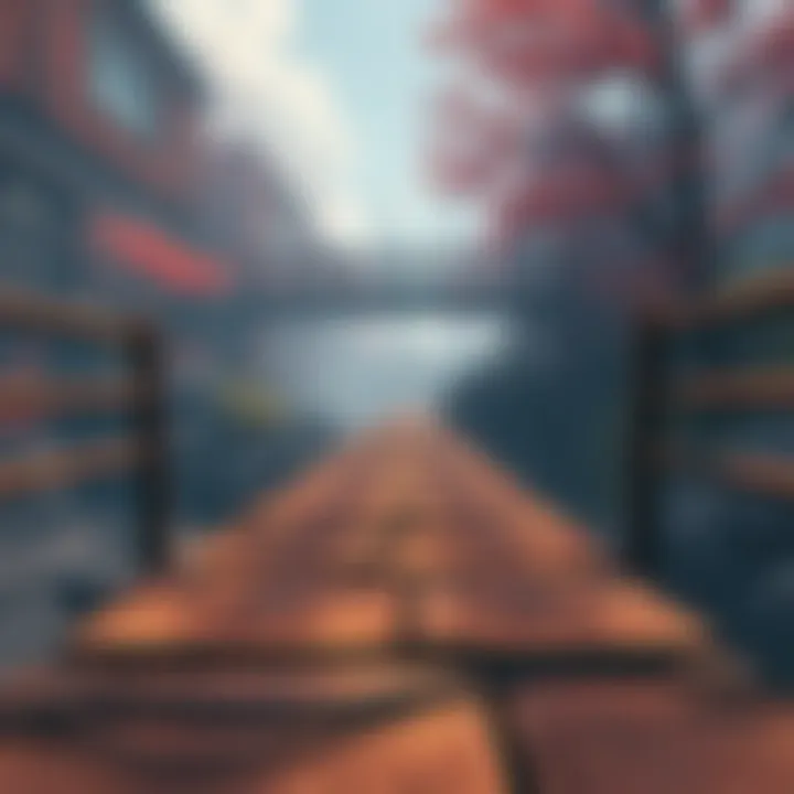 A player experiences a crash in the game after diffusing bombs, crossing a wooden bridge with an error message on screen.