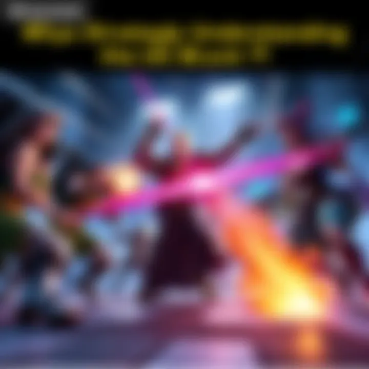 A group of characters including Junker Queen and Moira engaged in a strategic multiplayer battle, highlighting a blocked ultimate ability.