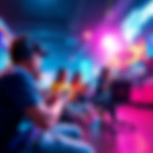 Players enjoying new gameplay features in a vibrant gaming environment