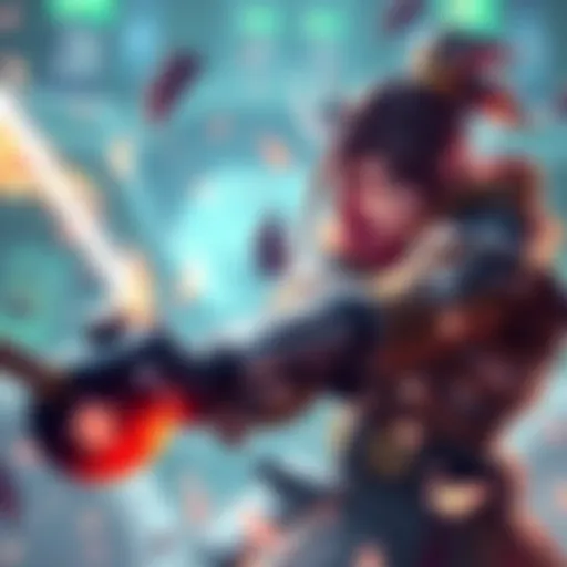 A character showcasing a 70 melee stat in gameplay, with elements like Gambler's Dodge and Hammer visible in action.