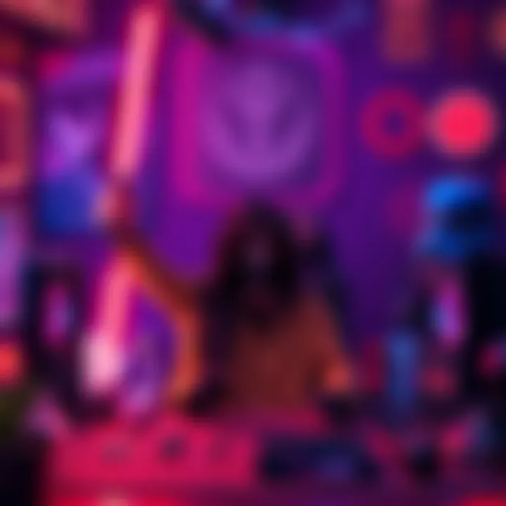 A gamer celebrates earning the Platinum trophy in Star Wars Jedi: Fallen Order, surrounded by Star Wars themed decorations and gaming gear.