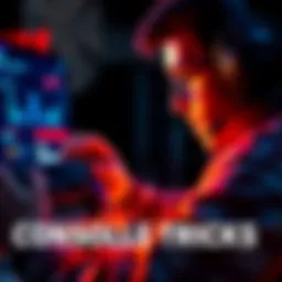 A gamer fine-tuning their controller and in-game settings for better performance during gameplay