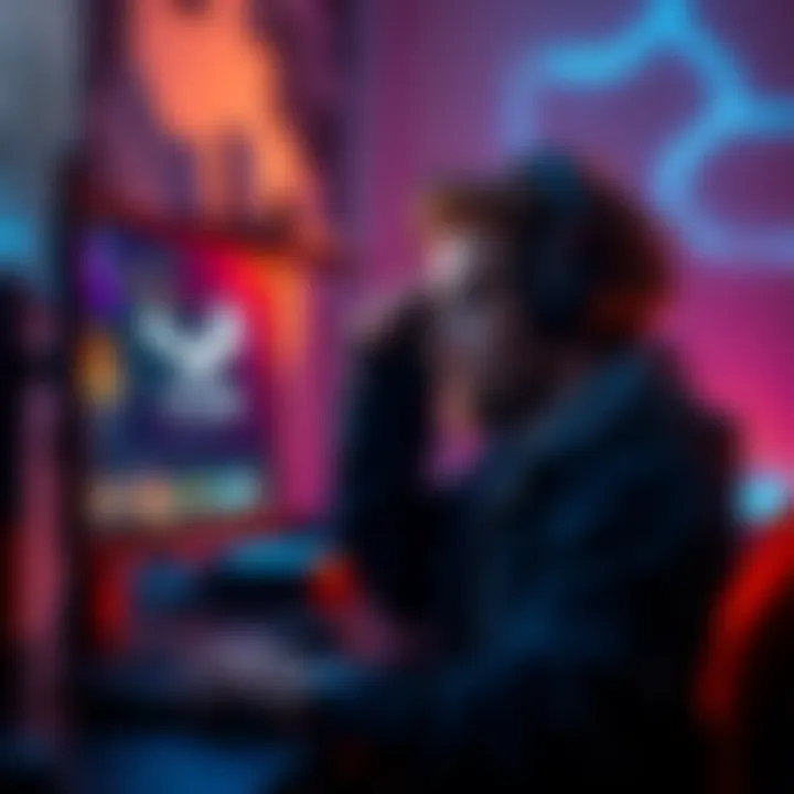 A gamer looking at a computer screen with Steam open, contemplating redownloading a game, reflecting the gaming community's activity.