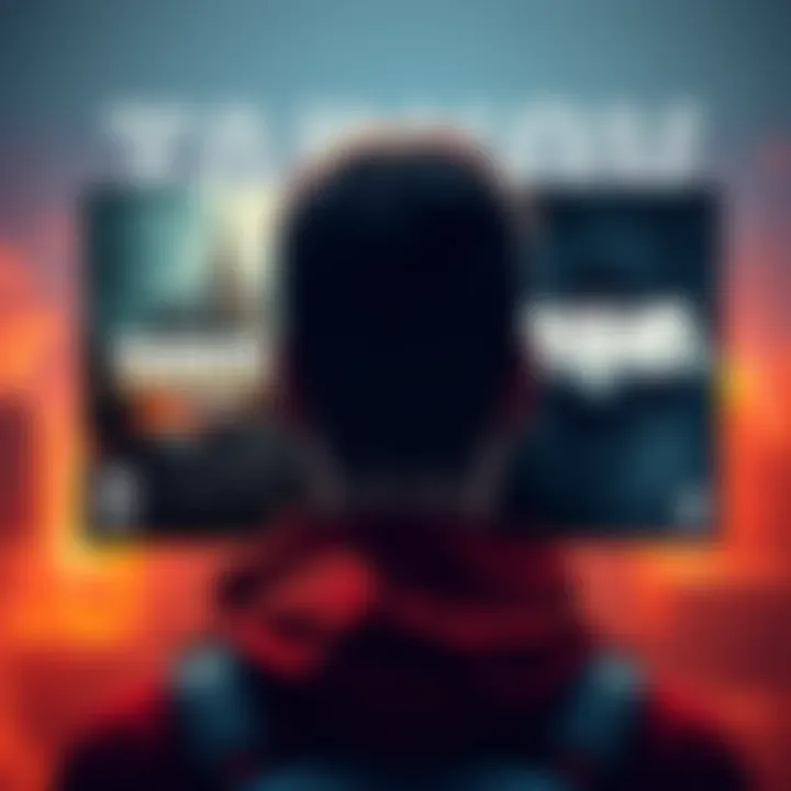 A gamer faces two game covers, Tarkov and Arma, contemplating which one to play next.