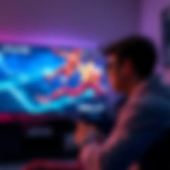 Gamer considering PS Pro upgrade A gamer sitting in front of a TCL QM6K TV, contemplating the upgrade to a PS Pro, with a game controller in hand