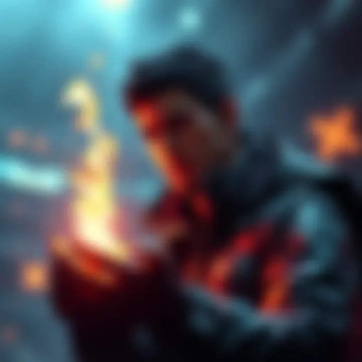 A player leveling up in Infamous One, gaining experience points towards a trophy.