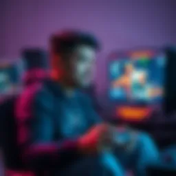 A man sitting in front of a gaming console, visibly emotional after completing a game, with tears in his eyes and a controller in hand.