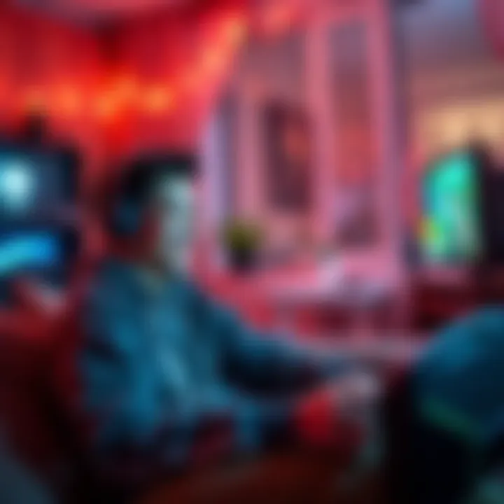 A gamer sitting in a cozy room, engaged in playing DL2 on a console, with a big smile on their face, showing their enjoyment of the game.