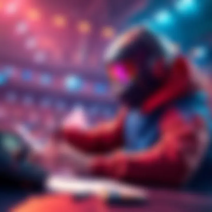 Gamer filling out job application for Epic Games with Rocket League theme