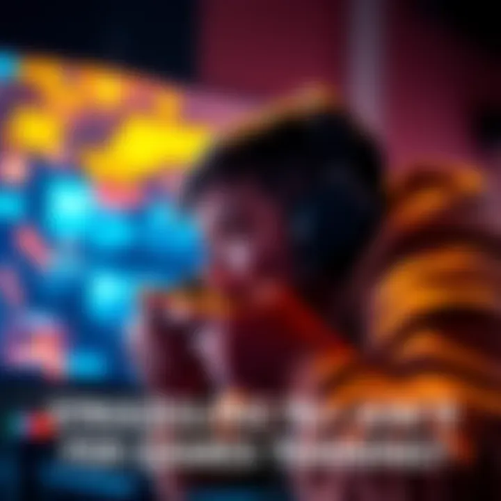 A gamer looks frustrated while playing an FPS game, showing a focus on the screen with a controller in hand