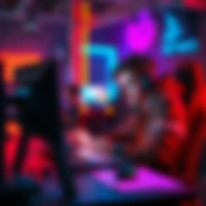 A gamer expressing frustration while playing a game with Tinker reworks, sitting at a desk with gaming equipment around.