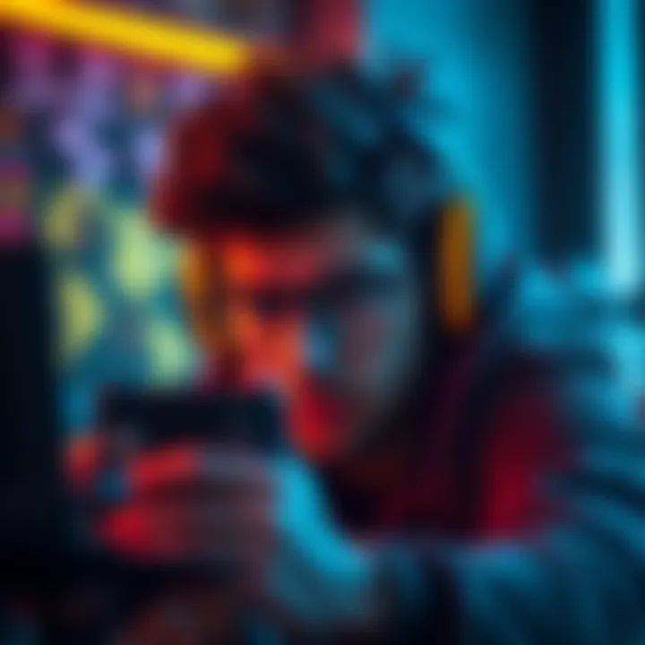 A gamer looking frustrated at their screen after losing infinite ammo in a game run