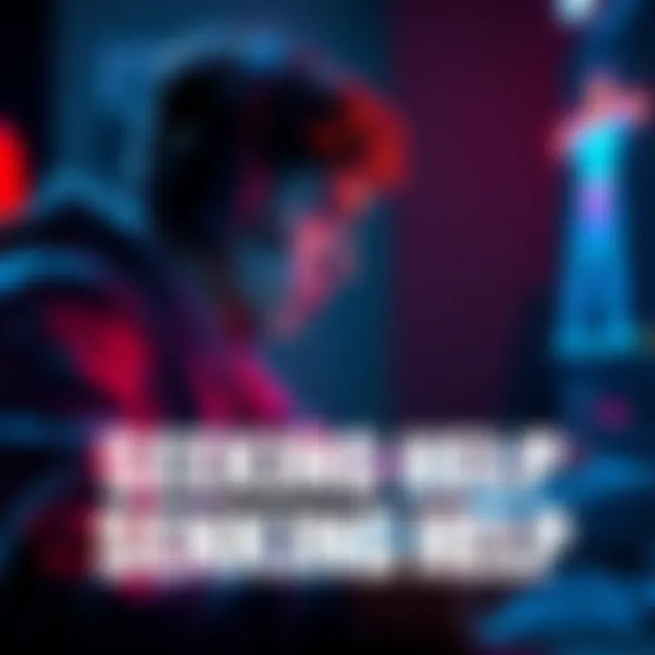 Gamer Seeking Help A gamer reaching out to others for help with the Hitting It Off trophy on a console.