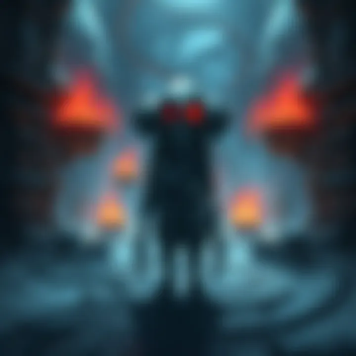 A frustrated gamer standing in the Ruins of Rauh, surrounded by confusing paths and a furnace golem enemy, looking lost and exhausted.