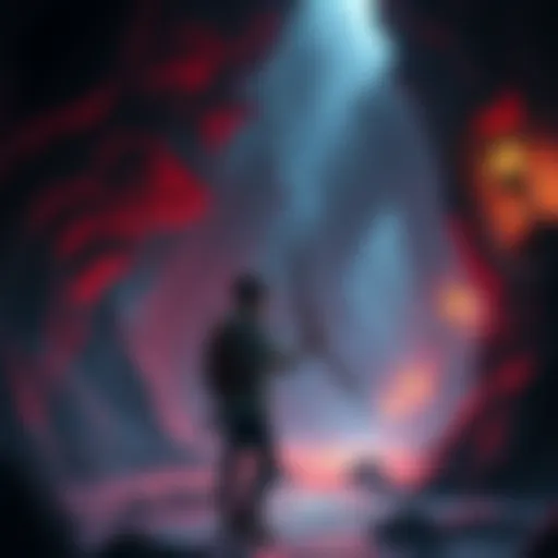 A gamer frustrated after losing runes to an archer in a dark, rocky underground area