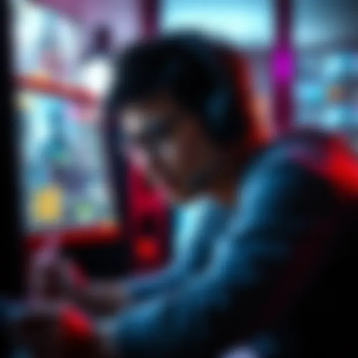 A person looking frustrated at a computer screen while trying to unpause a video game