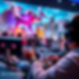 A gamer enjoying a vibrant scene in AC Valhalla, showcasing immersive gameplay with detailed graphics and action.